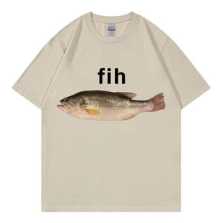 Áo thun nam Fhi Fish với thiết kế hài hước và sáng tạo theo phong cách Âu-Mỹ, phù hợp để mặc thường ngày.