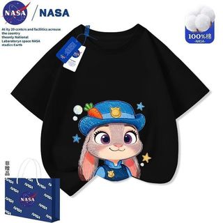Áo thun Disney Zootopia Judy cho bé gái – Cotton 100% tay ngắn mùa hè