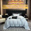 Bộ vỏ chăn ga chần bông 4 món chất Tencel Memminbedding Luxury thiết kế hiện đại, trang trí phòng ngủ