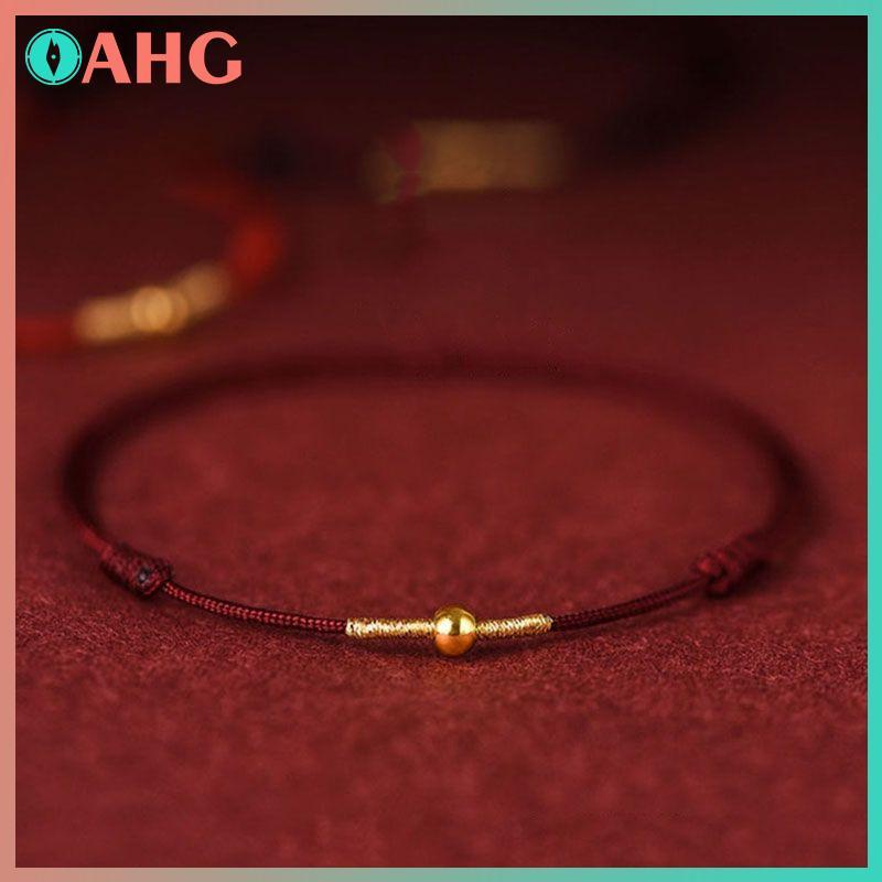 THÊM Thời Trang Handmade Vòng Tay Dây Đỏ Luy Lắc Tay Nam Nữ Người Yêu Bạn Thân Nhất Luy Vòng Tay Vòng Chân Kích Thước Điều Chỉnh BSS