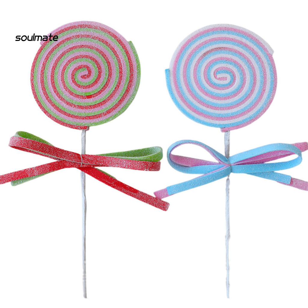 Giáng Sinh Kẹo Giả Lollipop Trang Trí Cây, Vòng Hoa, Bàn Tiệc Gia Đình