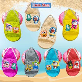 DÉP TỔ ONG XỐP CHO BÉ TẬP ĐI _ DẺP CHUN SIÊU NHẸ TẬP ĐI CÓ QUAI DÀNH CHO BÉ CHÂN 9-16CM UMINSHOP