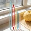 2 Bộ Kim Đan Hình Cá ABS Kim May Cho Dự Án Thủ Công Handmade