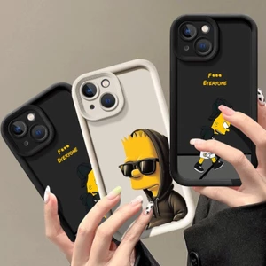 Tương thích cho Vivo V50 V60 Lite V60E Y36 Y78 Y76S Y77 Y100 Y04 Y29S Ốp điện thoại Cool Simpsons Bart Silicone Soft Cover