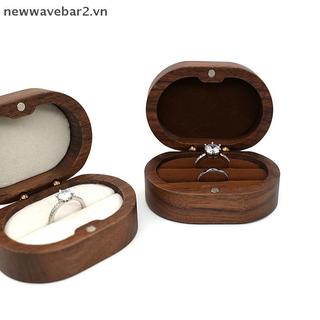 [Mới] Hộp đựng nhẫn cưới mộc mạc Đám cưới Valentine Lễ kỷ niệm đính hôn Hộp đựng nhẫn trang sức.