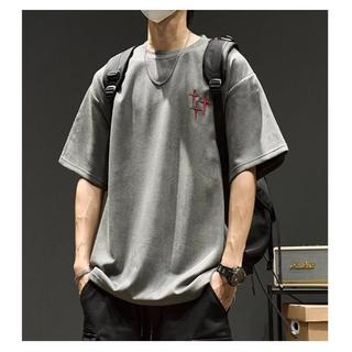 Áo thun nam GKSSS tay ngắn thương hiệu thời trang Mỹ phong cách đường phố trung tính chất lượng cao