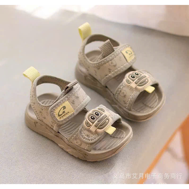 ( hàng sẵn ) sandal đèn led quai dán bé trai dép quai hậu cho bé kiểu dáng thể thao khâu đế bền đẹp chống trượt C41