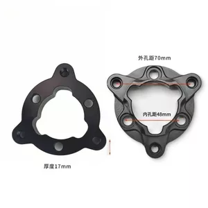 6 Lỗ Dày Đĩa Mặt bích Bước 4.8 Xoay 7.0 Xe Máy Điện Sửa Đổi Xe Điện 3 Lỗ Hub
