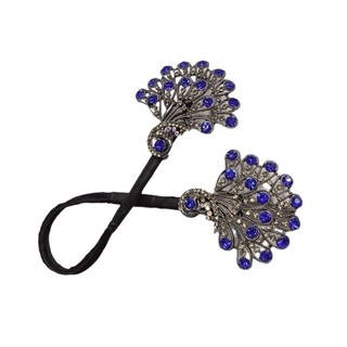 ✪Cảm Thấy Retro Con Công Kẹp Tóc Nữ Đầu Lưng Bud Đầu Tóc Lười Bóng Đầu Xoắn Kẹp Mũ Đội Đầu NSBX