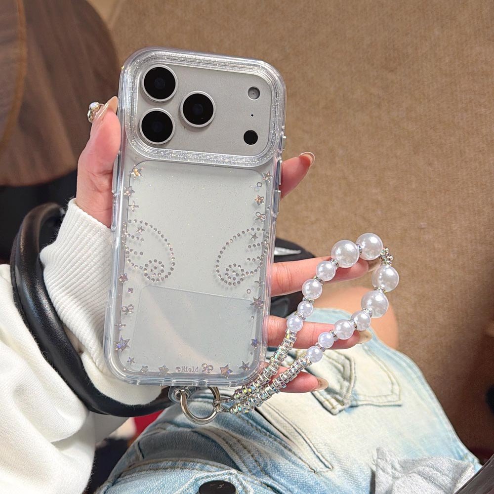 Ốp lưng cứng trong suốt Tương thích với iPhone 13 14 14Pro 14ProMax 15 15Pro 15ProMax 16 16Pro 16ProMax 17 17Pro 17ProMax Vỏ hoa văn cánh thiên thần