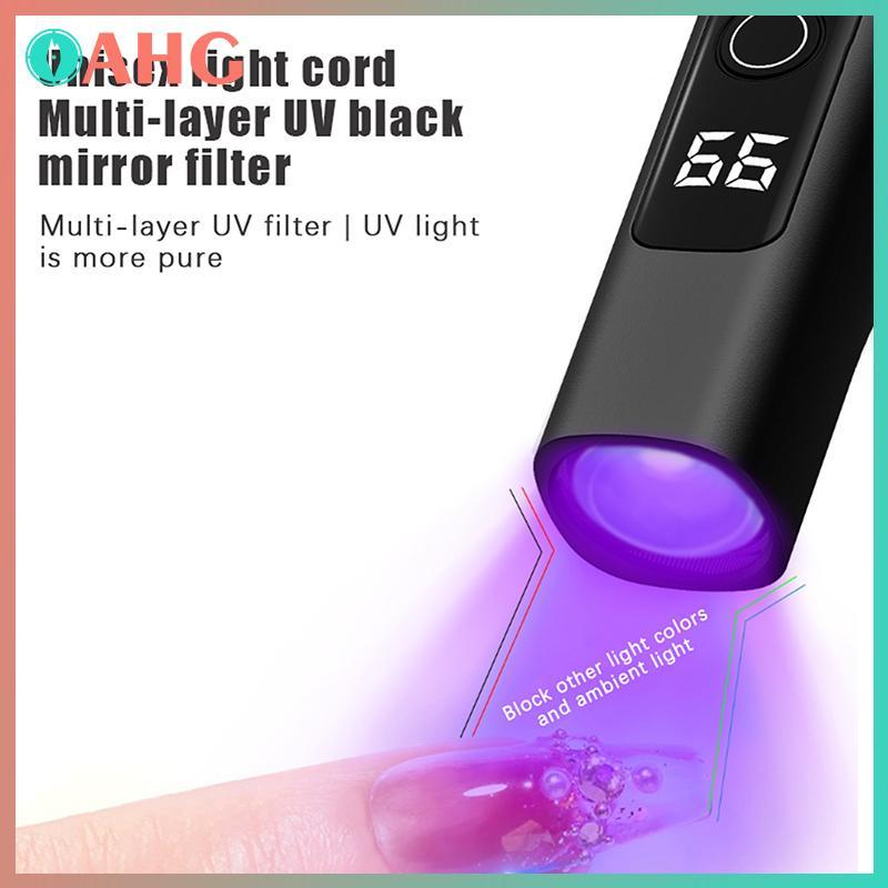 Đèn Mini Cầm Tay UV LED USB Máy Sấy Gel Móng Tay Di Động Cho DIY Tại Nhà Nail Salon BSS