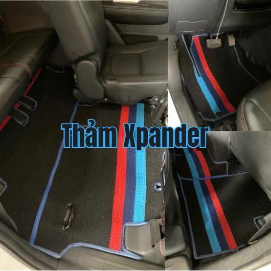 {Xpander} Thảm lót sàn xe Xpander cắt may sẵn chuẩn theo form nguyên zin và bấm khuy ghế lái