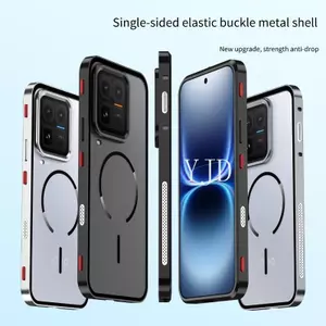 Ốp YJD Cho Vivo IQOO 15 Khung Siêu Kim Loại Matte Mặt Sau Bảng Điều Khiển Tản Nhiệt Chống Rơi Vỏ Điện Thoại