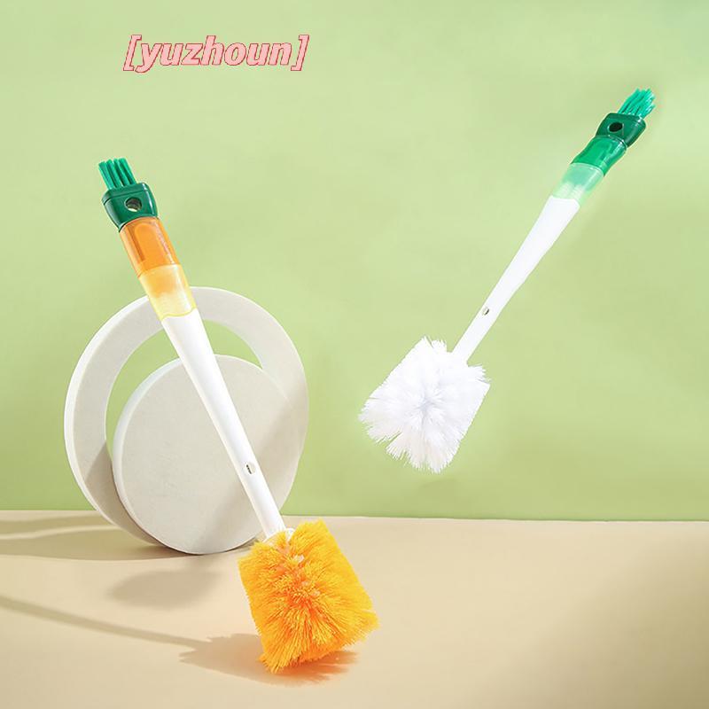 Bộ cọ đa năng 5 trong 1 tay cầm dài, bàn chải cốc, đầu thay thế, phụ kiện làm sạch nhà bếp