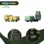 Gamchiano 2x 1 / 144 Mô hình xe tải bọc thép Xe bọc thép dành cho người lớn Bộ sưu tập