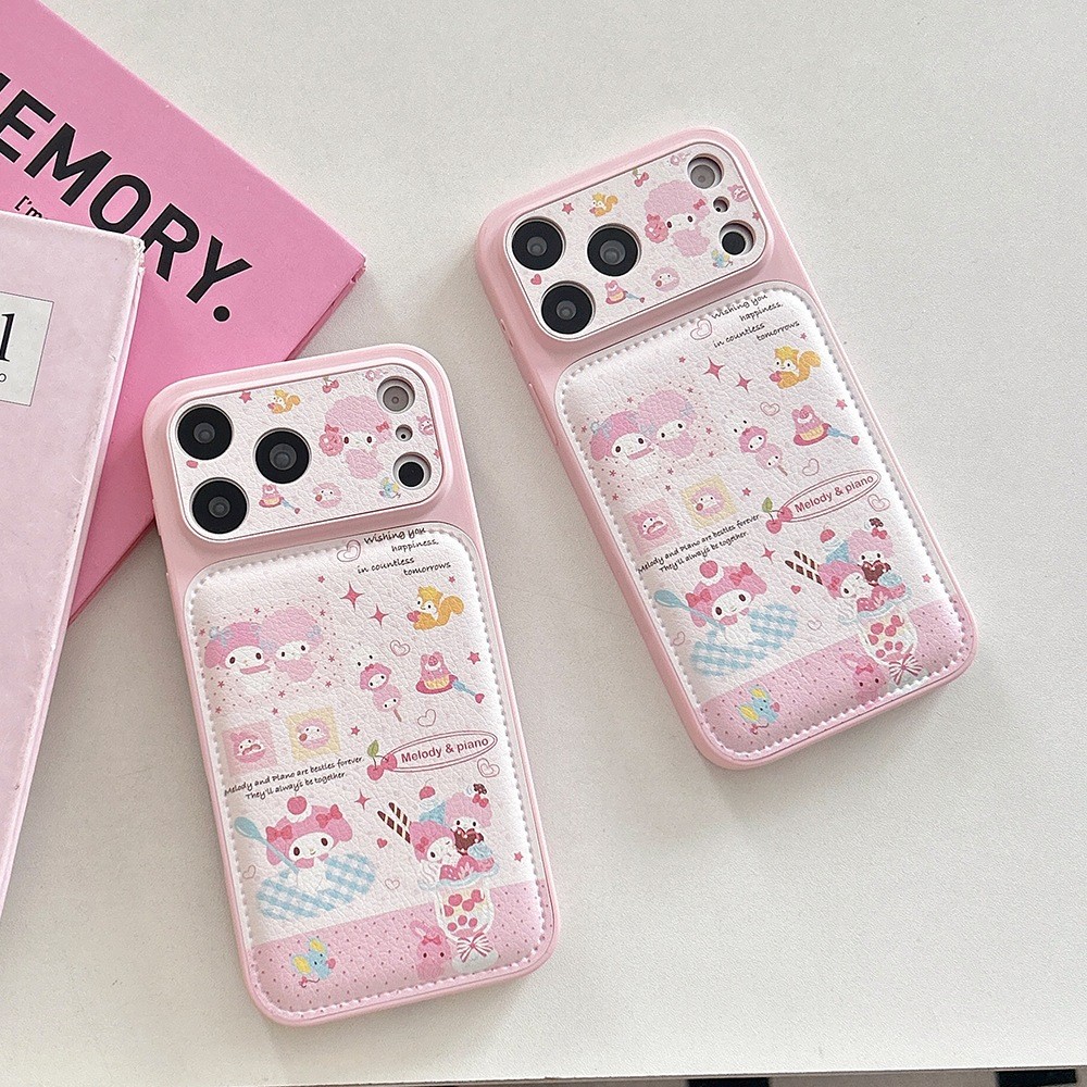Kem Hoạt Hình Thỏ Đệm Không Khí Đệm Da Ốp Lưng Điện Thoại iPhone 17 Pro Max 16 15 14 Vỏ Bảo Vệ Chống Sốc