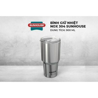 (TẶNG KÈM TÚI+ỐNG HÚT) LY GIỮ NHIỆT SUNHOUSE 900ML