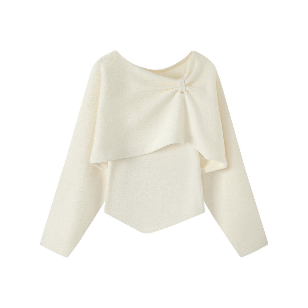 Mutu Áo Dệt Kim Camisole Nữ cổ Chữ Thập Hai Mảnh Bộ - Phong Cách Mới cho Mùa Xuân 2026