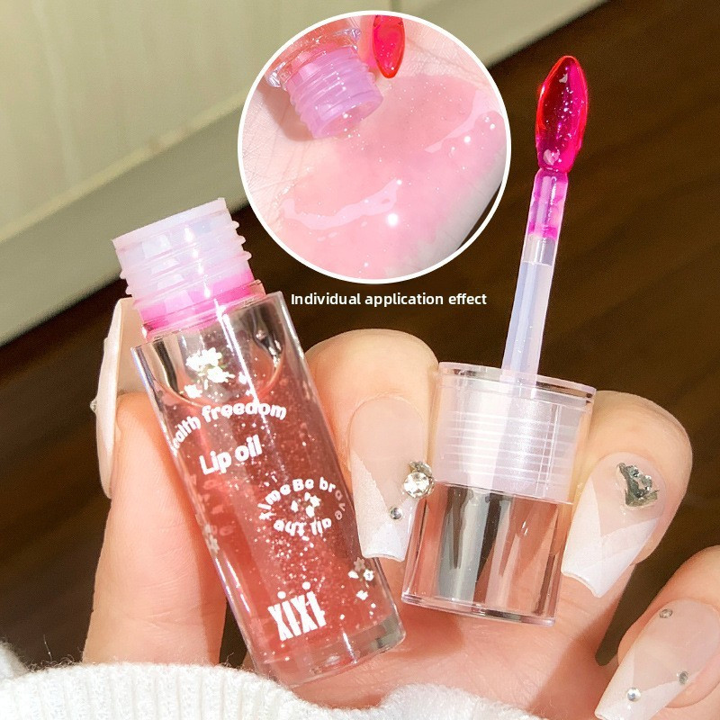 Xixi Dầu Môi Dưỡng Ẩm Water Glossy Nhẹ,Tự Nhiên Dễ Thoa Màu Sắc Sáng Bóng Giá Rẻ Cho Sinh Viên D748