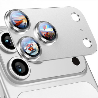 Hợp Kim Nhôm Bảo Vệ Ống Kính Máy Ảnh Cho Apple IPhone 17 Pro Max Bảo Vệ Thả AR Kính Cường Lực Kim Loại Vỏ Camera Màn Hình
