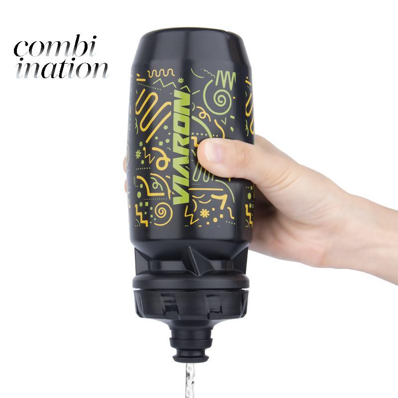 (TFT) VIARON 550ML Bình Nước Xe Đạp MTB Thể Dục Thể Thao Chống Rò Rỉ Chống Bụi Chống Rơi Ngoài Trời Chai Nhựa Uống Phụ Kiện MỚI