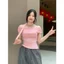 Áo trễ vai nữ KÈM DÂY cộc tay thun cotton mềm mịn Z24 justdun