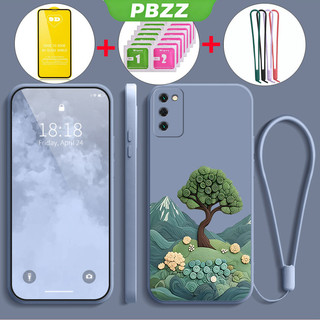 Có Vỏ Phim Mềm Cho samsung s20 ultra s20 plus s20 Fe samsung s20 Vỏ Điện Thoại Vỏ Mềm Silicon Lỏng Chống Sốc Thiết Kế Mới Thẩm Mỹ Manga Cây YTMLS01