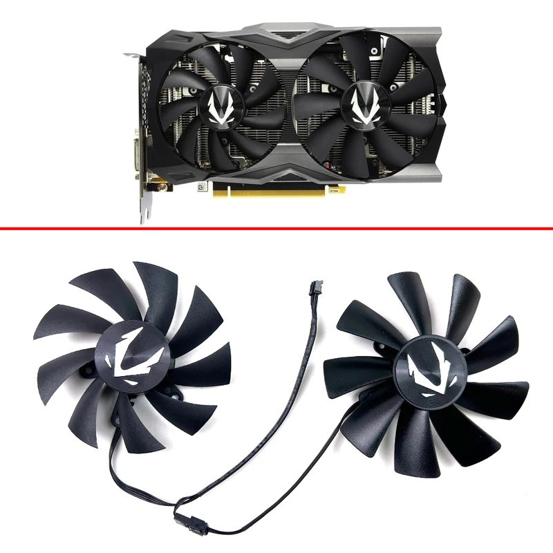 Quạt Làm Mát MỚI 87mm GA92S2H 0.35A 100MM GAA8S2U 0.45A Dành Cho ZOTAC GAMING GeForce RTX2070 HA RTX 2070 OC Quạt Thẻ video Mini