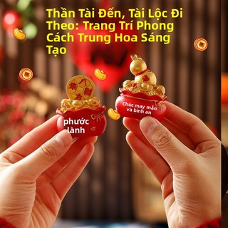 🔥2026 Năm Ngựa Bập bênh Ngựa Thần Tài Đồ Trang Trí Văn Phòng Sáng Tạo Nơi Làm Việc Đồ Trang Trí Tiền Ngay Đồ Trang Trí Xe Hơi