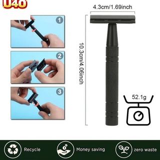 Dao cạo an toàn hai cạnh cổ điển dành cho nam cạo râu & tẩy lông nữ