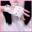 MYPANDA Cô Gái Năm Ngón Tay Da PU Nữ Lái Xe Thể Hiện Cực Khiêu Vũ Găng Tay Nữ.