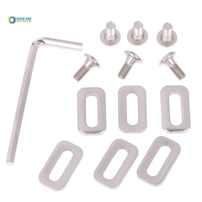 Bộ bàn đạp xe đạp đường bộ với cleat và phụ kiện sửa chữa M5 vít gioăng mới