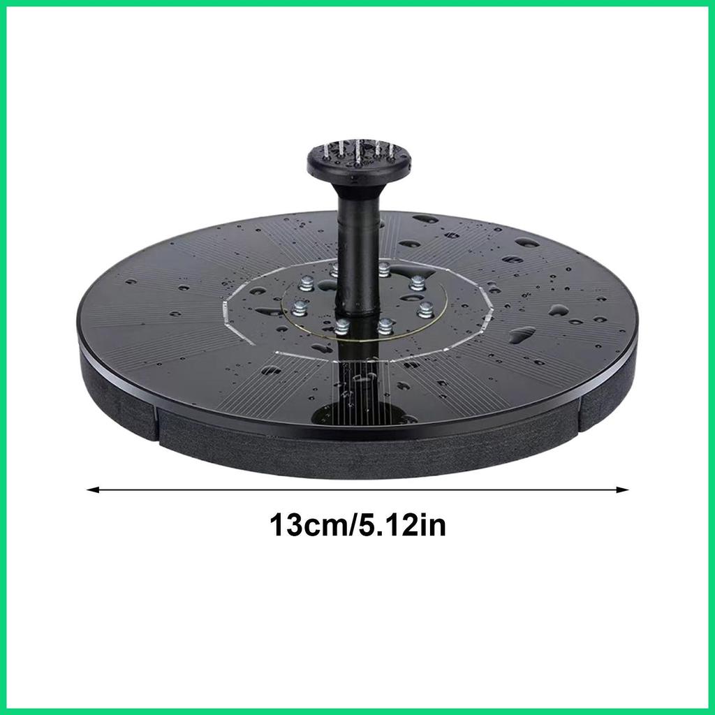 Máy bơm đài phun nước năng lượng mặt trời Đài phun nước nổi Bể tắm chim năng lượng mặt trời Máy bơm nước nổi cho sân vườn ngoài trời Sân hiên hiên hiên jiwvn