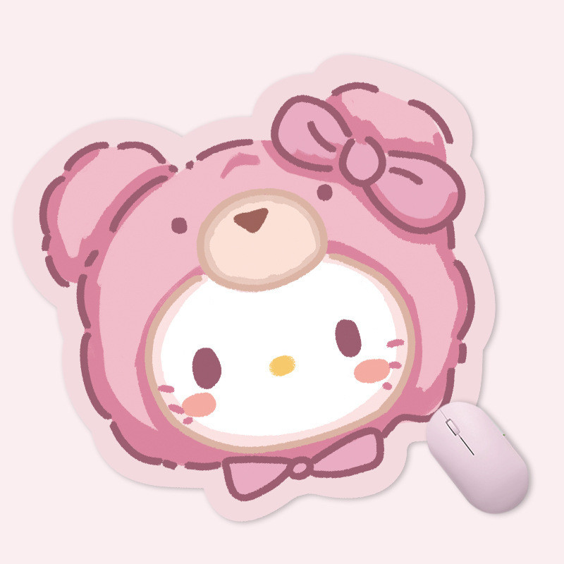 miếng lót chuột sanrio dễ thương thảm lót bàn làm việc học sinh lót chuột da hai mặt chống thấm decor bàn máy tính chống ồn 1.5mm