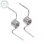 PUSKY 2 Cái / bộ Tủ Lạnh Chia Cửa Bản Lề Lò Xo Phụ Kiện Vách Ngăn Thép Không Gỉ Chắc Chắn Tủ Lạnh Cửa Lò Xo Xoắn VN