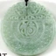 Dây chuyền hai mặt jadeite phong cách mới, phù hợp nam nữ, họa tiết rồng Fu nhân vật