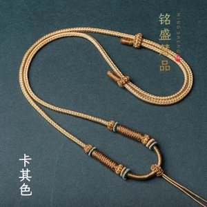 Dây đeo mặt dây chuyền ngọc bích phong cách Trung Quốc, thiết kế cổ điển cao cấp