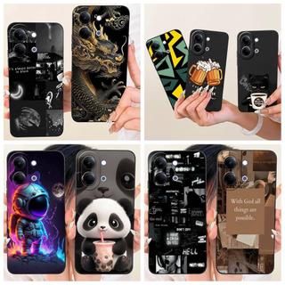 Dành Cho Vivo Y05 4G Y11D 4G / Vivo Y11 5G Y21 5G Vỏ Điện Thoại Hoạt Hình Gấu Trúc Thỏ Phi Hành Gia Họa Tiết Mèo Vỏ Silicon Lỏng