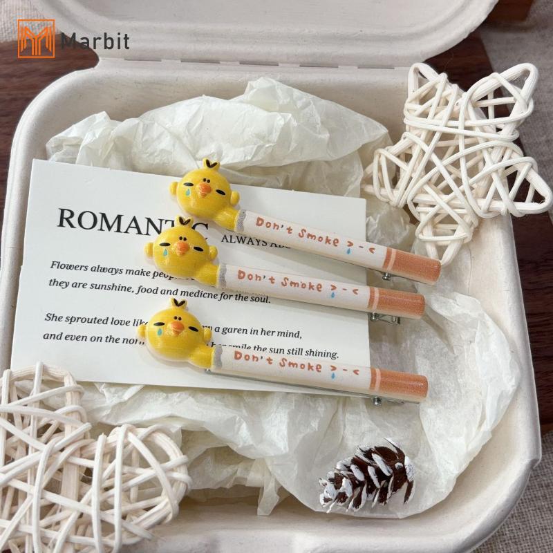 [Mar-T] Kẹp Tóc Động Vật Dễ Thương Cho Trẻ Em Bé Gái Vàng Chi Và Gấu Hồng Kẹp Dubill Cho Đồng Phục Đi Học Và Mặc Tiệc