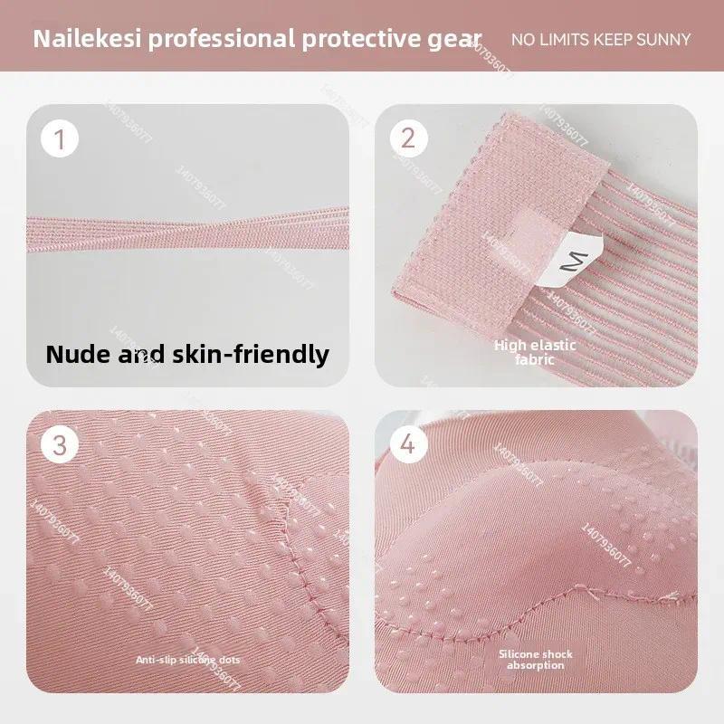 Nẹp mắt cá chân unisex với miếng đệm silicon, chống bong gân và bảo vệ khớp, phù hợp thể thao ngoài trời