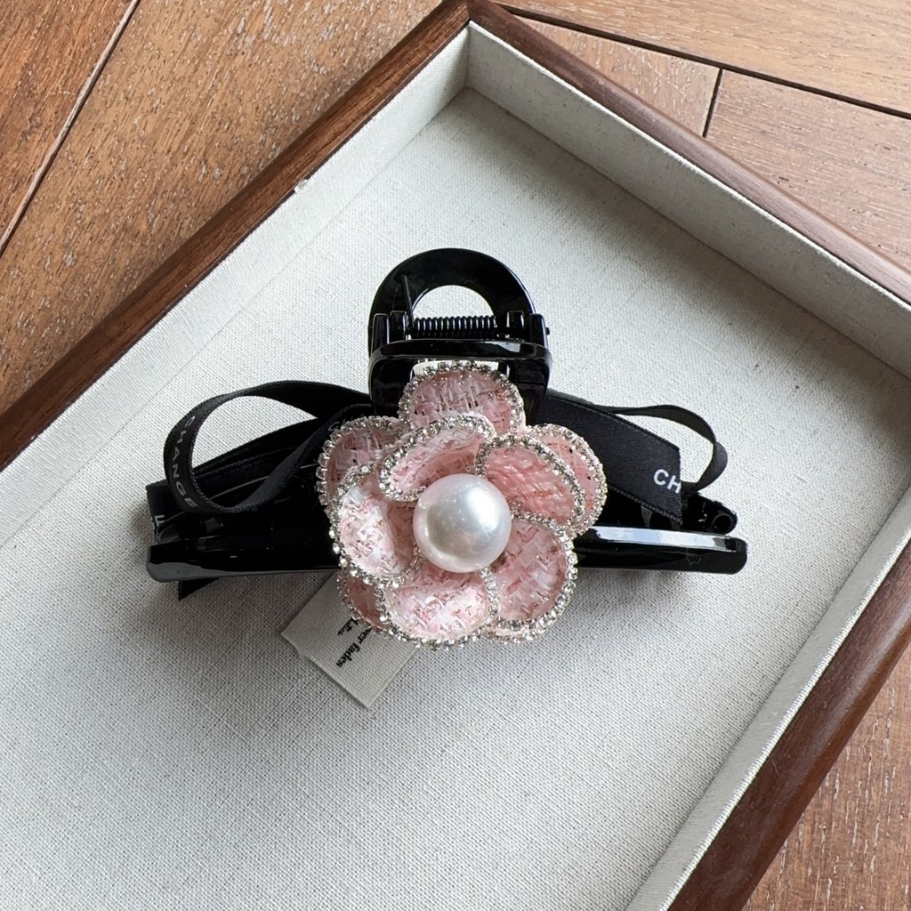Xiaoxiang Camellia Kẹp tóc có hai mặt cá mập, size 13cm, phù hợp cho streamer