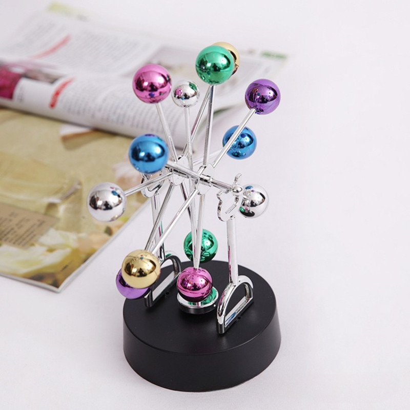 Con lắc Newton, đồ chơi khoa học, trang trí bàn, vĩnh cửu, xả stress, quả cầu thiên văn, chuyển động quỹ đạo