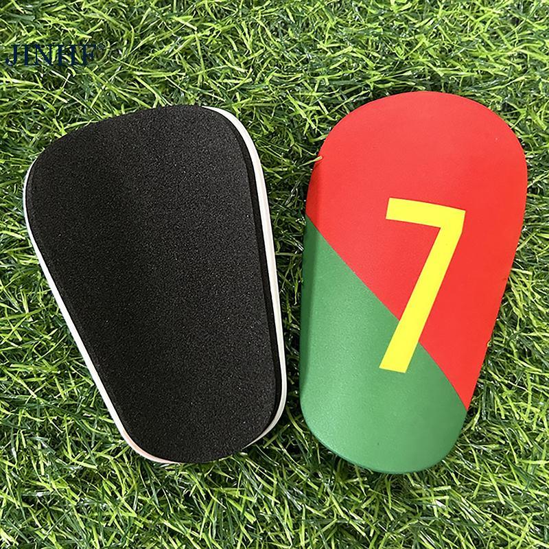 JINHF 1 Cặp Bóng Đá Shin Pad Bảo Vệ Chân Chống Mài Mòn Chống Sốc Thấm Hút Chân Bảo Vệ Huấn Luyện Shank Board HOT