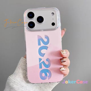 Ốp Lưng Cho IPhone 15 13 11 16 17 14 12 Pro Max 17AIR 15 7 8 Plus X XR Max Bìa mềm trong suốt năm mới đơn giản 2026