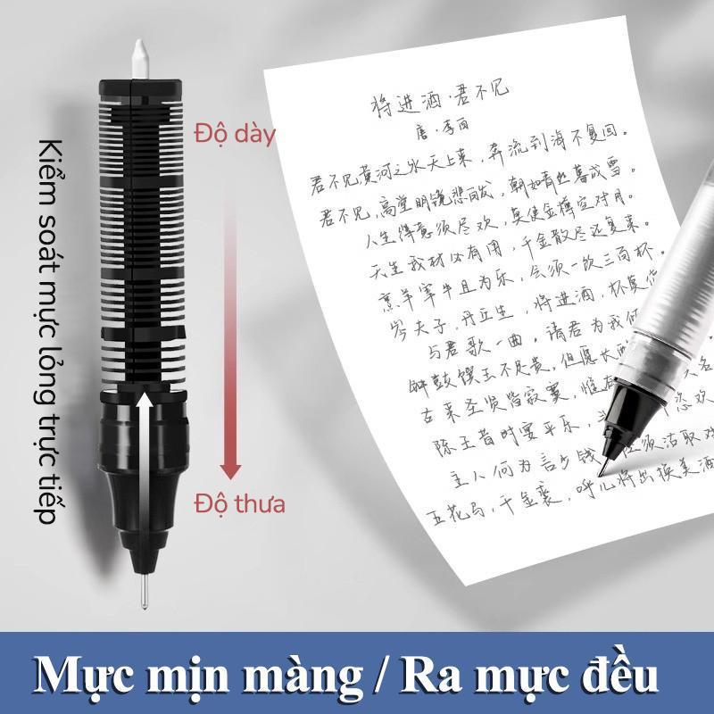 Bút gel xanh đồ dùng học tập độc đáo - Combo 30 chiếc tiện lợi, ngòi 0.5mm nhỏ gọn phù hợp học sinh các cấp