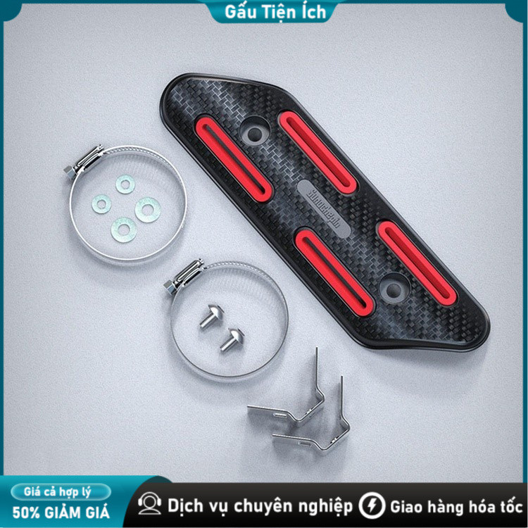 Ốp chống nóng cách nhiệt pô xe máy ốp nhựa phòng, Ốp (Nhựa) Chống Nóng Pô Xe, Chống Nóng, Chống Phỏng, Xe Máy