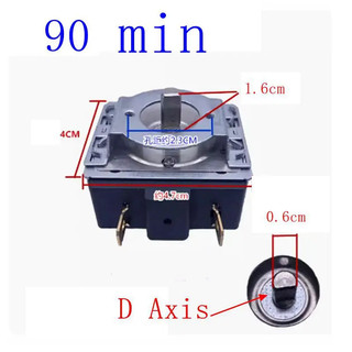 1 Chiếc Đa Năng 15 / 30 / 60 / 90 / 120 Phút Hẹn Giờ 250V 16A Hẹn Giờ DKJ-Y Cho Lò Nướng Điện Áp Nồi Cơm Điện Phụ Kiện