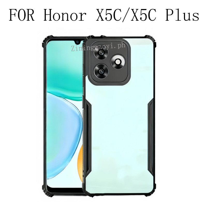 Ốp điện thoại chống sốc di động 4in1 Honro X5C Plus chống rơi cho Honro X5C X7D X9D X7C X6C X6B Phim riêng tư Bảo vệ màn hình và Phim ống kính và Phim mặt sau + Vỏ điện thoại