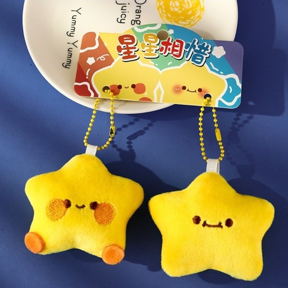 JIMMYCHOOEC Pentagram Dây buộc, Chúc may mắn Móc khóa ngôi sao sang trọng, Lời chúc tốt nghiệp dễ thương Quà tặng Túi treo tình bạn