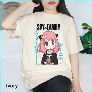 GN SPY FAMILY 3 Anya Forge Họ Áo Thun anime Tay Ngắn top tee NG